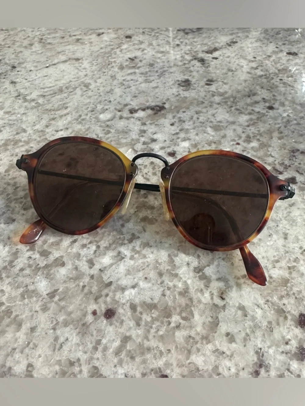 Vintage menia Heidelberg round sunglasses - frames only